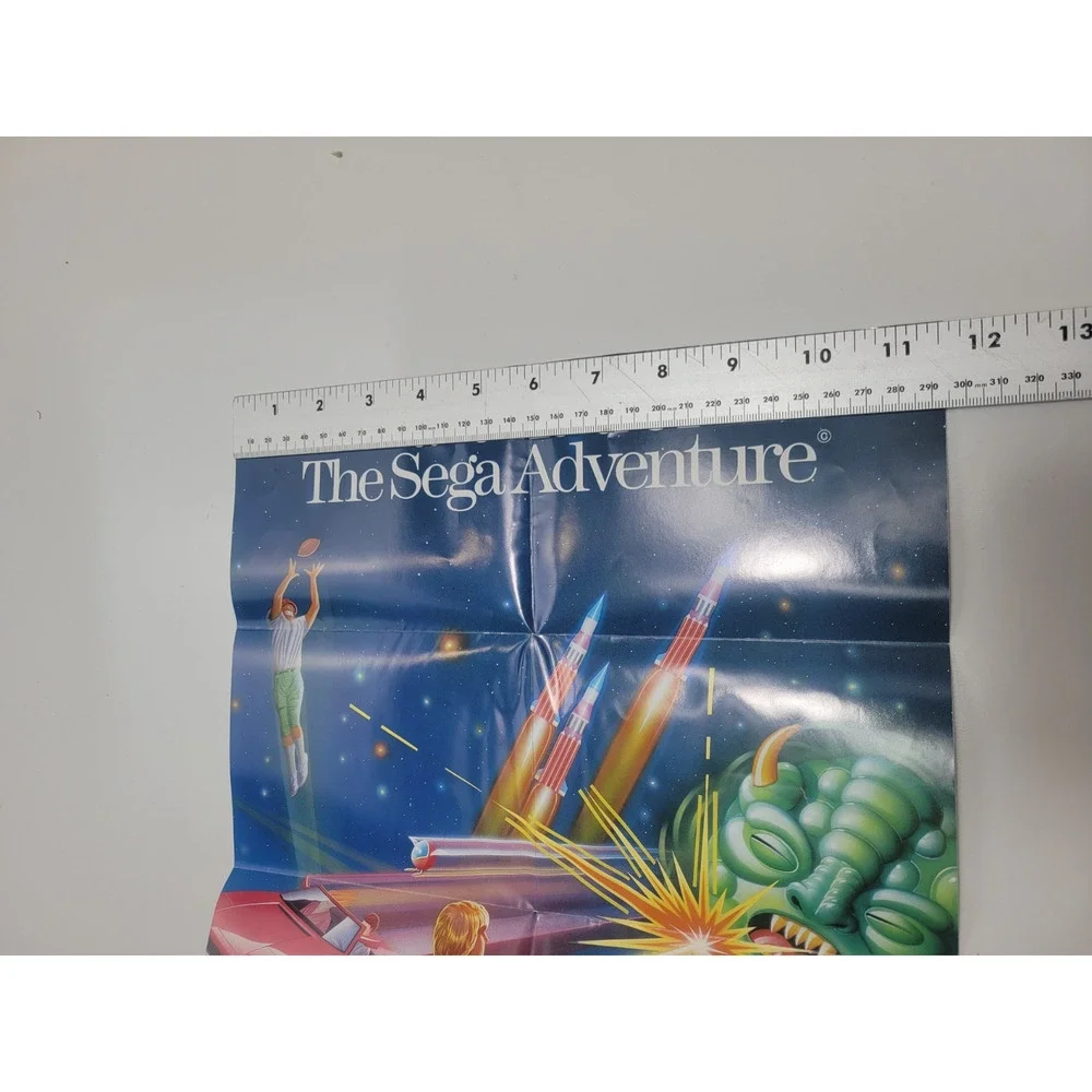 ¤ Take Hold Of The Sega Adventure Insert Poster 1987 ¤ Sega Master System SMS